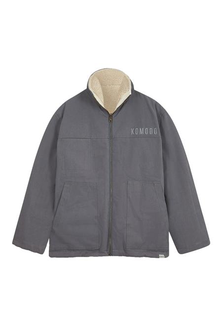 Jacket Reversible Fleece Grey