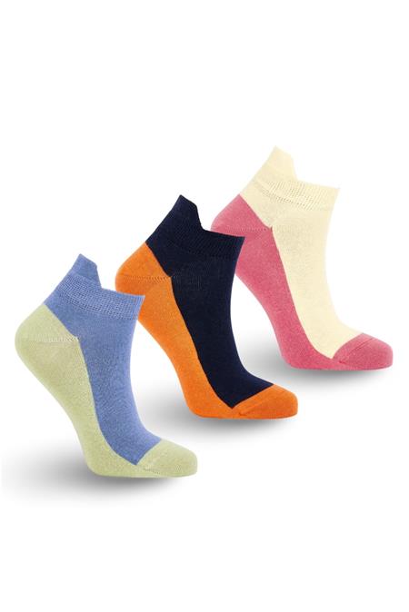 Punchy Ankle Socks X3 Multi