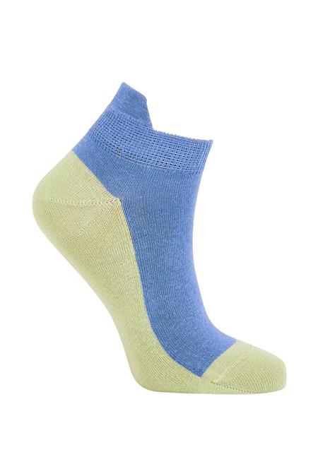 Punchy Knöchel Socken Blau