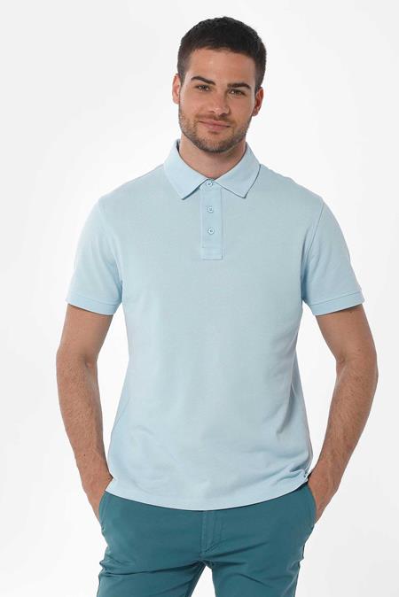 Polo Solid Blue