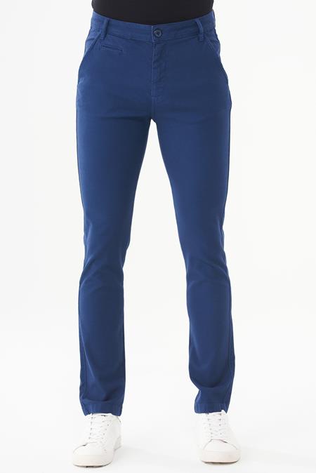 Skinny Chino Pants Navy Blue