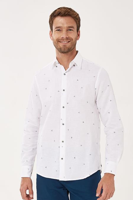 Shirt Print White