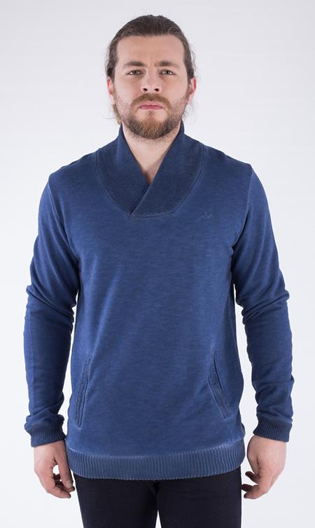  Sweatshirt Blue Dye