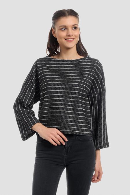 Sweatshirt Greyish Striped