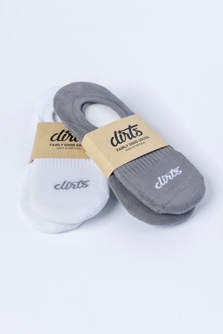 4-Pack Sneaker Socks White & Grey