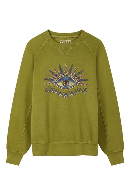 Anton Komodo Eye Sweatshirt Grün