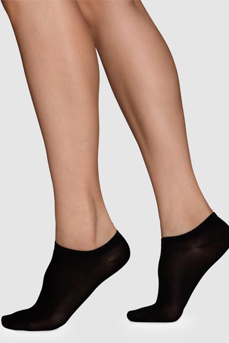 Sara Premium Sneaker Socks Black