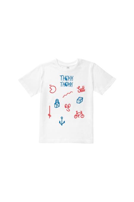 Kids T-Shirt Sketch White
