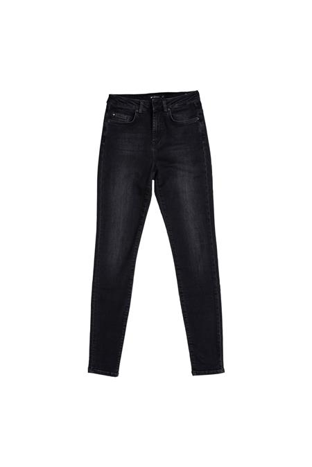 Skinny Jeans Lepiota Gebruikt Zwart
