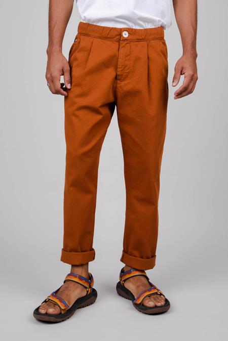 Chino Pants Comfort Canela Dark Orange