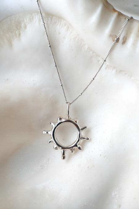 Collier Ray Argent Recyclé