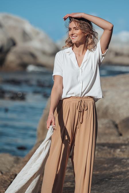 Hemd Bluse Weiß