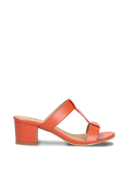 Heeled Sandals Iris Orange