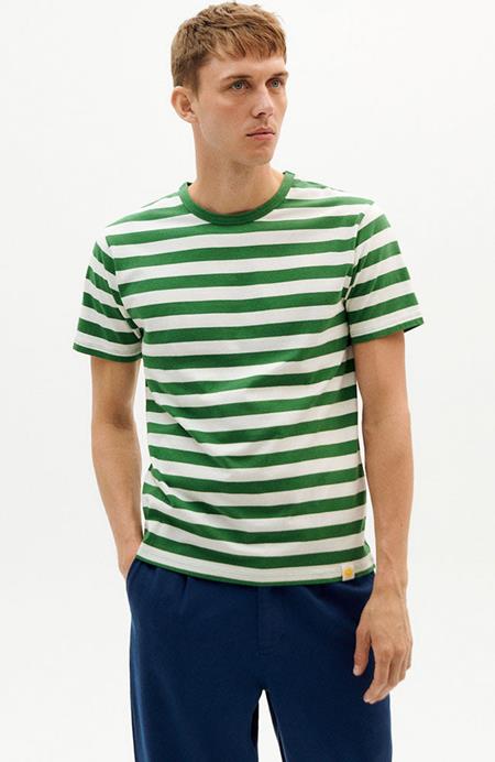 T-Shirt Groene Strepen