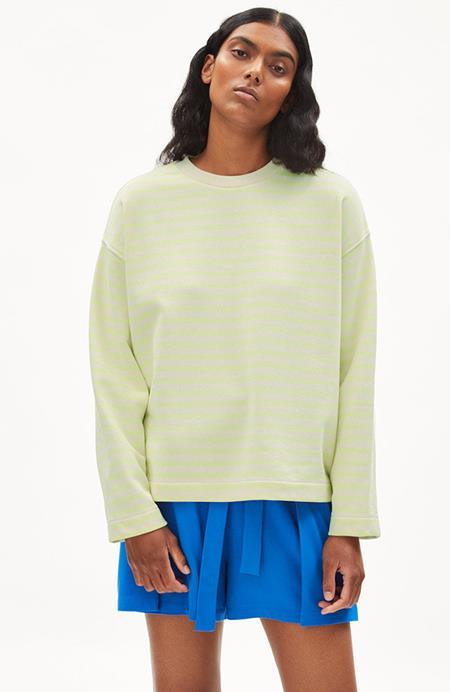 Pullover Frankaa Strip Light Lime Green