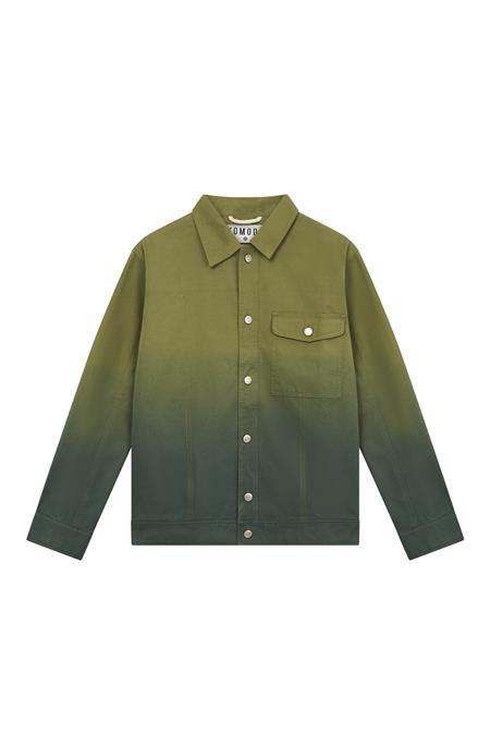 Jacket Men Orino Dip Dyed Khaki Green