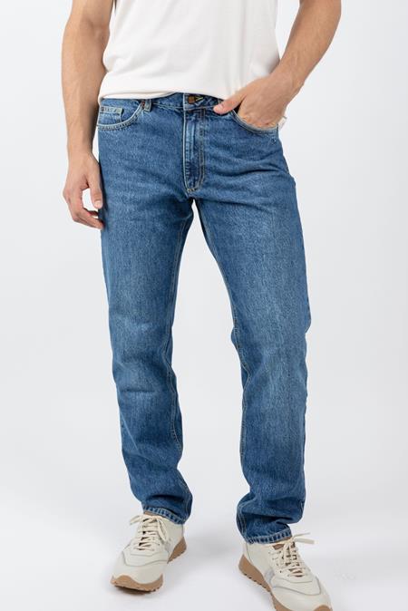 Straight Jeans Samuel Mid Indigo Blue