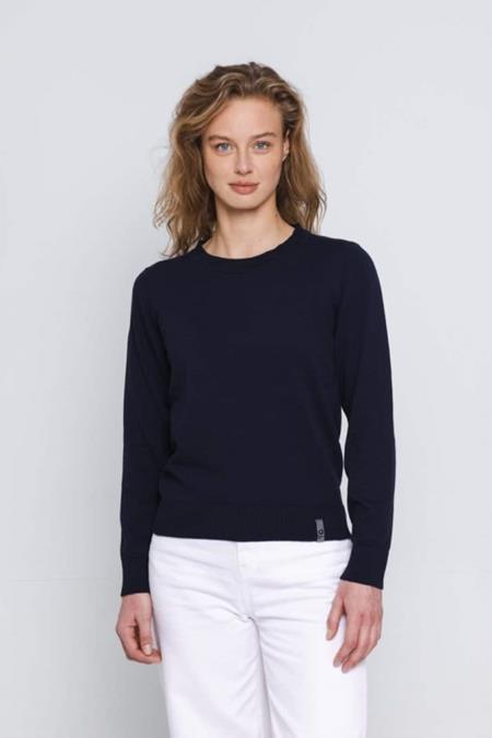 Finest Cotton Sweater Blue