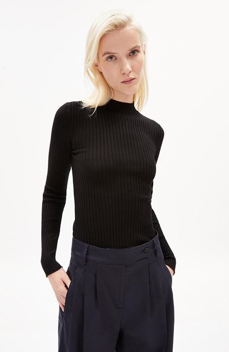 Ribbed Sweater Alaania Black