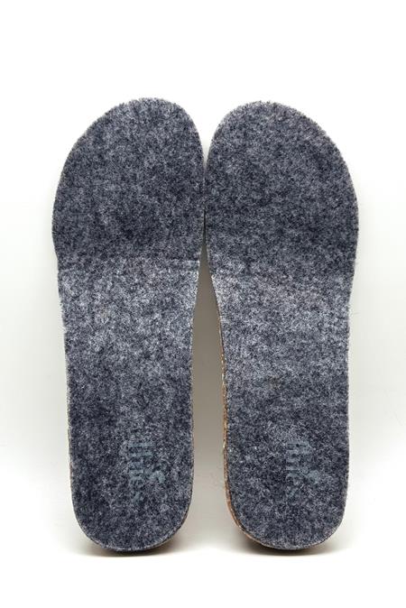 Slipper Insoles Recycled Pet Grey