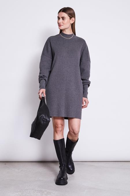Knit Dress Nuna Dark Grey