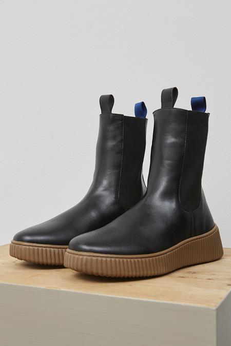 London Chelsea Boots Zwart/Rubber