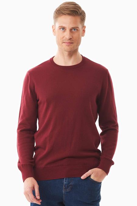 Organic Cotton Sweater Red