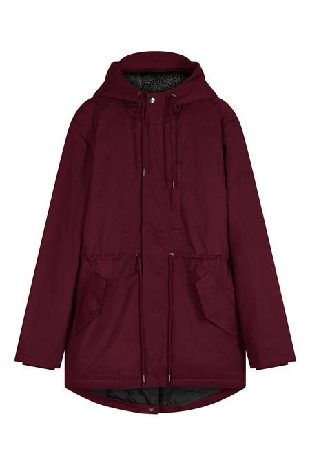Parka Wilson Water Resistant Organic Cotton Wine Red