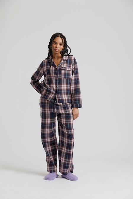 Pyjama Set Jim Jam Damen Gots Biologisch Baumwolle Dusty Mauve