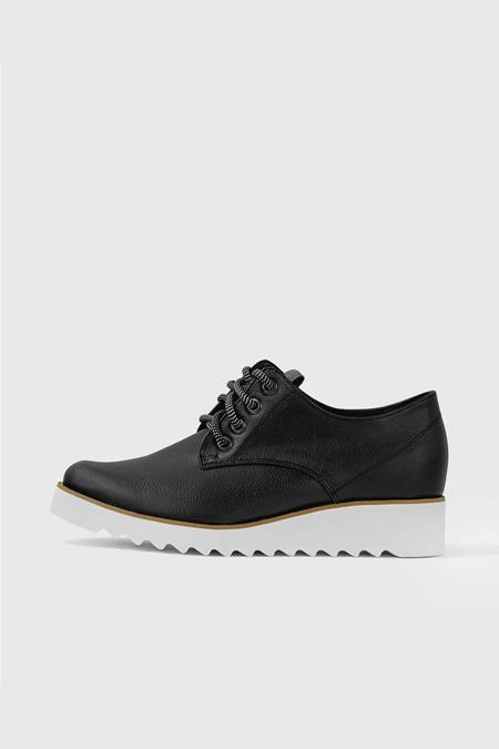 Lace Up Oxford Street Black