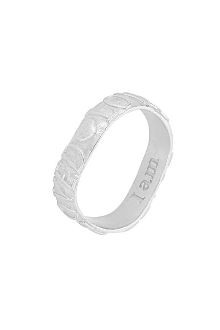 Stacking Ring Loved Affirmation Silver