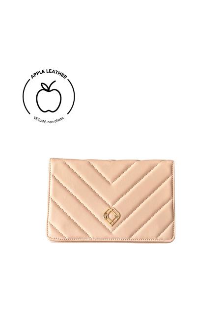 Clutch Apple Leather Pale Pink