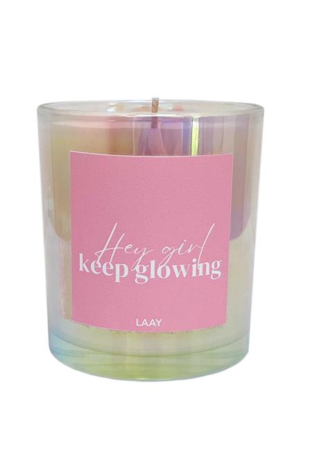 Scented Candle Hey Girl Keep Glowing