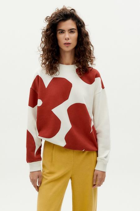 Sweatshirt Met Vlinderbloem