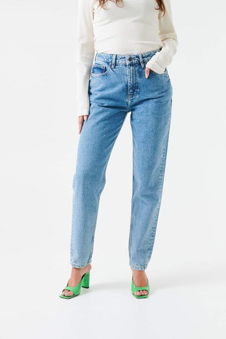 Mom Jeans Loose Tapered Nora Heritage Blauw