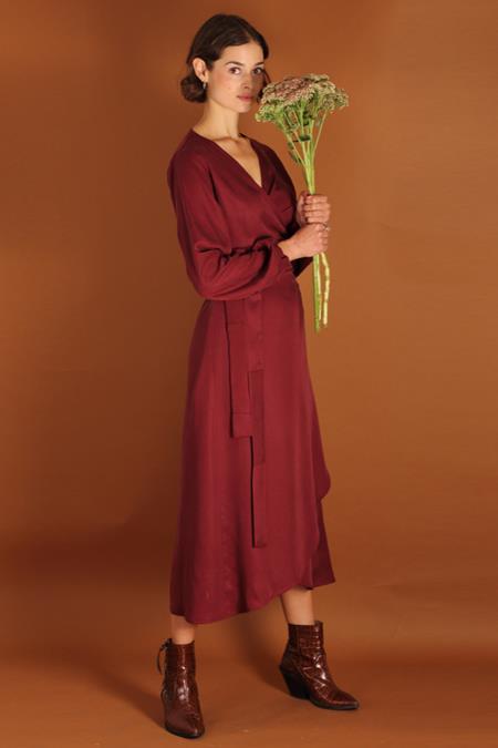 Robe Portefeuille Tara Berry Rouge