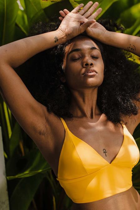 Bikinitop Mango Geel
