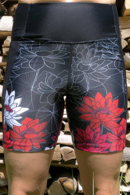 Biker Shorts Dschungel Lotus