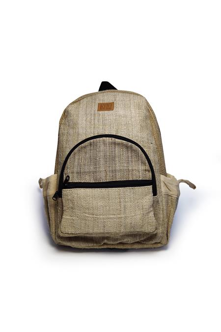 Raju Natural Backpack | Organic Hemp And Nettle