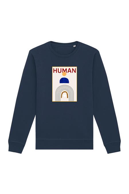 Sweatshirt Human Navy