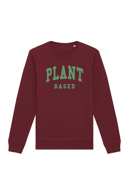 Sweatshirt Plant Based Bordeaux