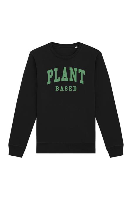 Sweatshirt Plant Based Zwart