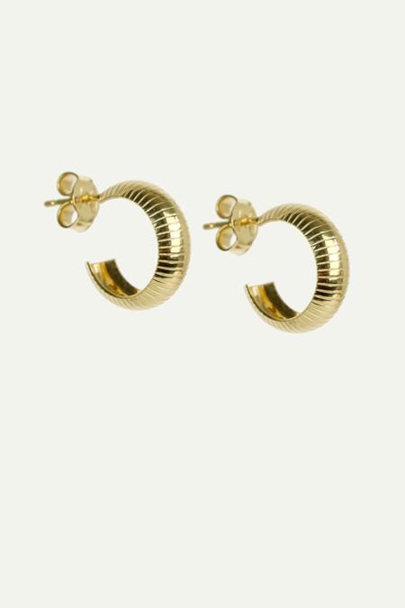 Earrings Bold Hoops Gold
