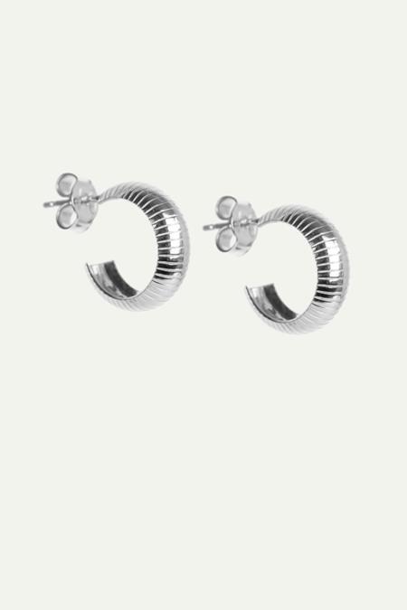 Earrings Bold Hoops Silver