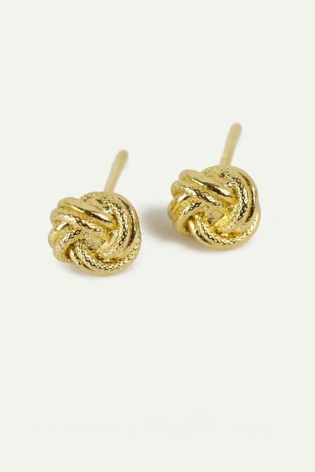 Oorbellen Knot Bold Goud