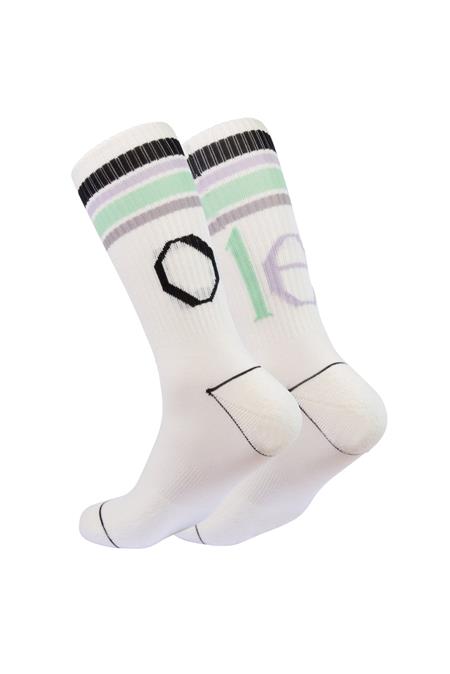 Socks Dreamer Green & White