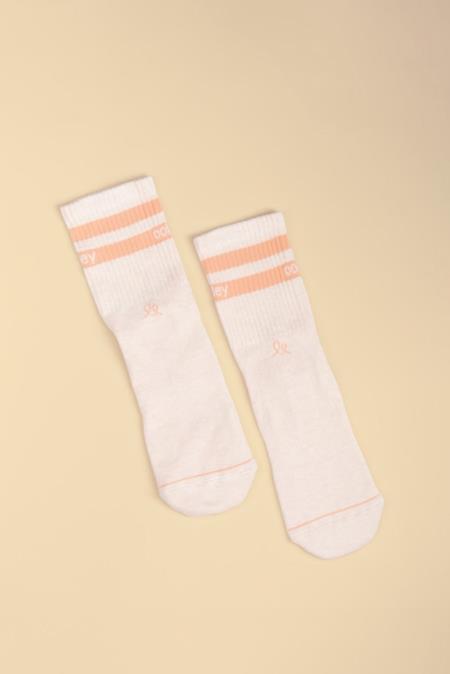 Socks Ivory Peach