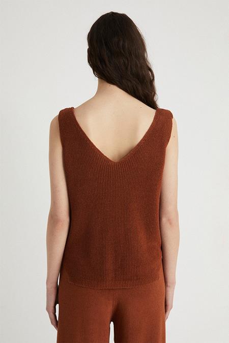 Top Knitted Terracotta