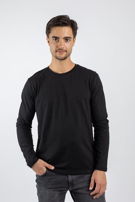T-Shirt Long Sleeve Shuffler Black