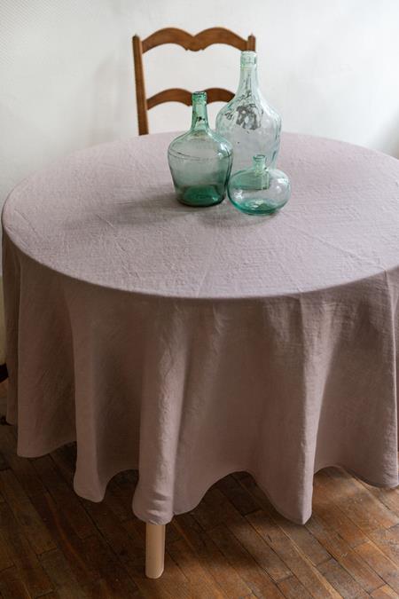 Tafelkleed Rond Rosy Brown